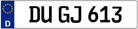 Truck License Plate